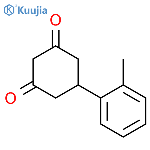 5-(2-Methylphenyl)cyclohexane-1,3-dione structure