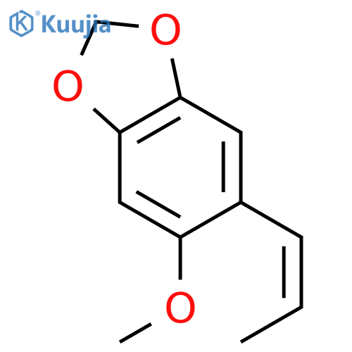 1,3-Benzodioxole,5-methoxy-6-(1Z)-1-propen-1-yl- structure