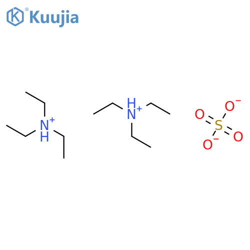 triethylammonium sulphate (2:1) structure