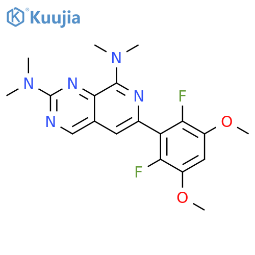 6-(2,6-Difluoro-3,5-dimethoxyphenyl)-N2,N2,N8,N8-tetramethylpyrido3,4-dpyrimidine-2,8-diamine structure