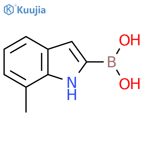 7-Methyl-1H-indole-2-boronic acid structure
