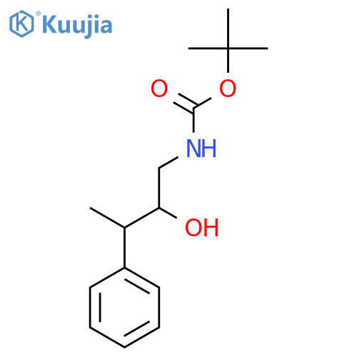 tert-butyl N-(2-hydroxy-3-phenylbutyl)carbamate structure