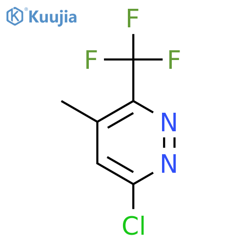 6-Chloro-4-methyl-3-(trifluoromethyl)pyridazine structure