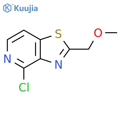 4-chloro-2-(methoxymethyl)thiazolo[4,5-c]pyridine structure