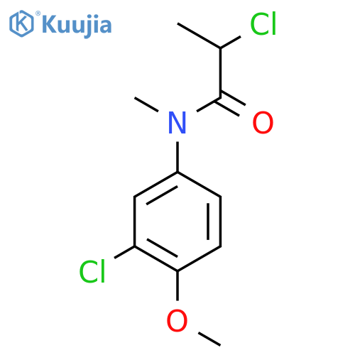 2-Chloro-N-(3-chloro-4-methoxyphenyl)-N-methylpropanamide structure
