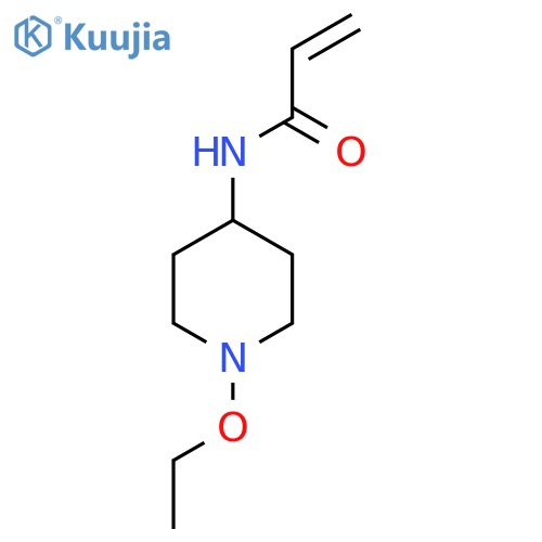 N-(1-ethoxypiperidin-4-yl)prop-2-enamide structure