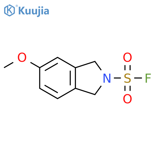 5-methoxy-2,3-dihydro-1H-isoindole-2-sulfonyl fluoride structure