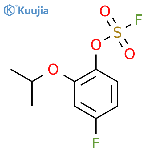 4-Fluoro-2-(propan-2-yloxy)phenyl fluoranesulfonate structure