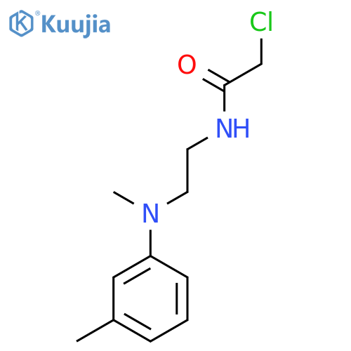 2-Chloro-N-[2-(N,3-dimethylanilino)ethyl]acetamide structure