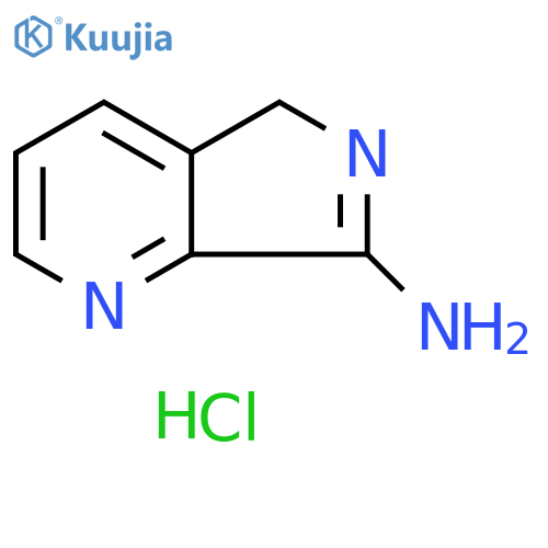 5H-Pyrrolo[3,4-b]pyridin-7-amine, hydrochloride (1:2) structure