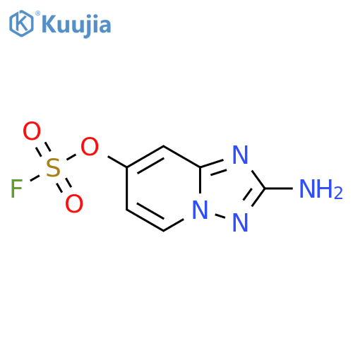 2-Amino-[1,2,4]triazolo[1,5-a]pyridin-7-yl sulfurofluoridate structure