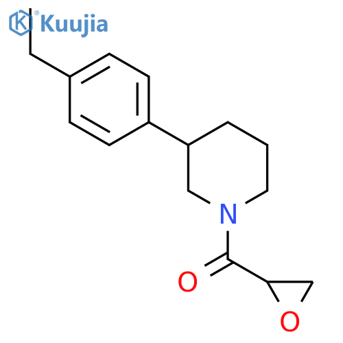 [3-(4-Ethylphenyl)piperidin-1-yl]-(oxiran-2-yl)methanone structure