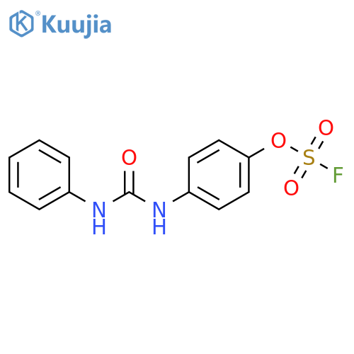 4-[(Phenylcarbamoyl)amino]phenyl sulfurofluoridate structure