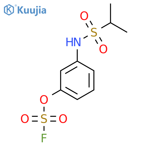 3-(Propane-2-sulfonamido)phenyl sulfurofluoridate structure
