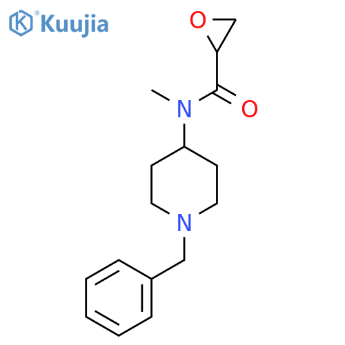 N-(1-Benzylpiperidin-4-yl)-N-methyloxirane-2-carboxamide structure