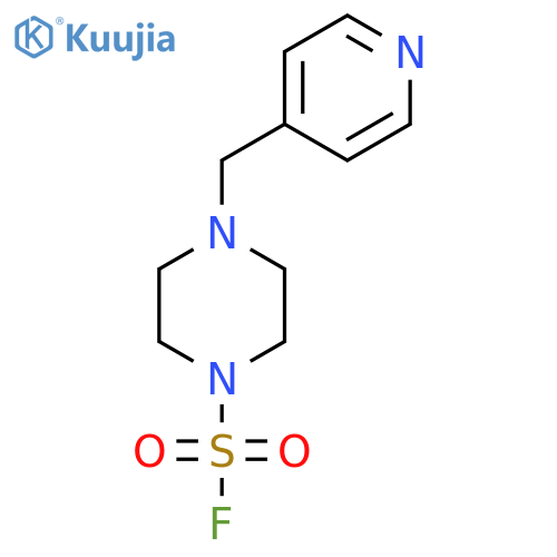 4-(pyridin-4-yl)methylpiperazine-1-sulfonyl fluoride structure