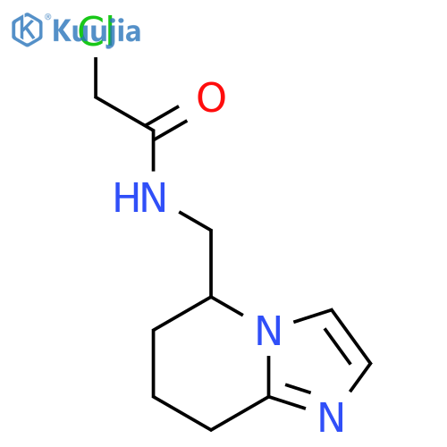 2-Chloro-N-(5,6,7,8-tetrahydroimidazo[1,2-a]pyridin-5-ylmethyl)acetamide structure