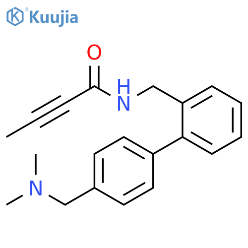 N-[[4′-[(Dimethylamino)methyl][1,1′-biphenyl]-2-yl]methyl]-2-butynamide structure