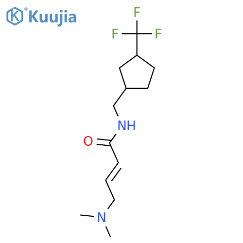 (2E)-4-(dimethylamino)-N-{3-(trifluoromethyl)cyclopentylmethyl}but-2-enamide structure