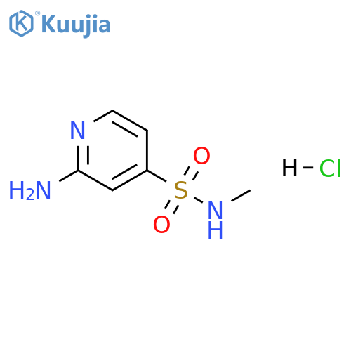 2-amino-N-methylpyridine-4-sulfonamide hydrochloride structure