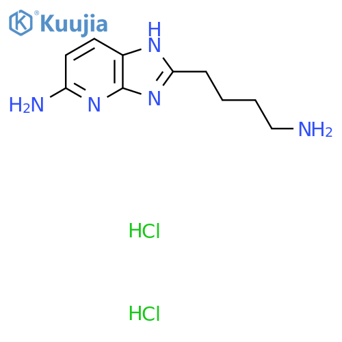 2-(4-aminobutyl)-3H-imidazo4,5-bpyridin-5-amine dihydrochloride structure