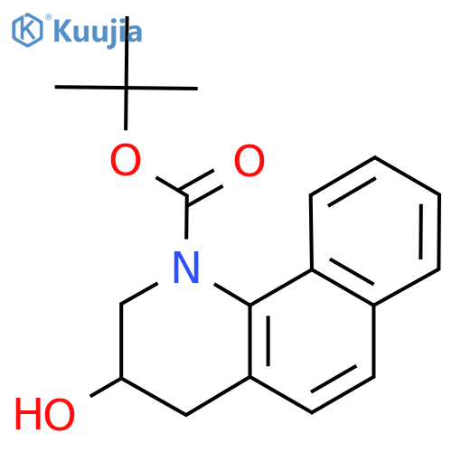 tert-butyl 3-hydroxy-1H,2H,3H,4H-benzohquinoline-1-carboxylate structure