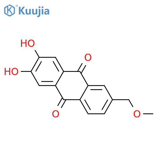 2,3-Dihydroxy-6-(hydroxymethyl)anthraquinone; 1'-Me ether structure