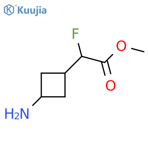 methyl 2-fluoro-2-(1s,3s)-3-aminocyclobutylacetate structure