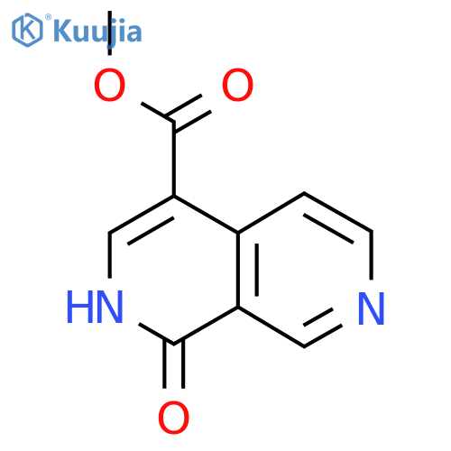 Methyl 1-oxo-2H-2,7-naphthyridine-4-carboxylate structure