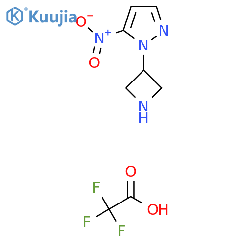 1-(azetidin-3-yl)-5-nitro-1H-pyrazole, trifluoroacetic acid structure