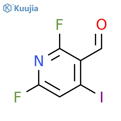 3-Pyridinecarboxaldehyde, 2,6-difluoro-4-iodo- structure