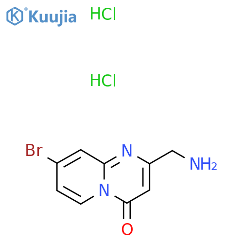 2-(aminomethyl)-8-bromo-4H-pyrido1,2-apyrimidin-4-one dihydrochloride structure
