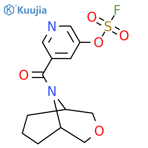 9-(5-Fluorosulfonyloxypyridine-3-carbonyl)-3-oxa-9-azabicyclo[3.3.1]nonane structure