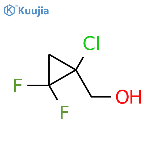 (1-Chloro-2,2-difluorocyclopropyl)methanol structure