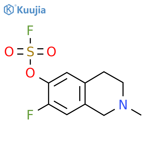 7-Fluoro-2-methyl-1,2,3,4-tetrahydroisoquinolin-6-yl sulfurofluoridate structure