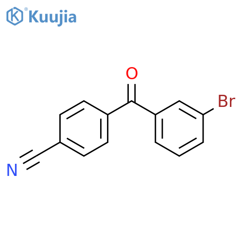 3-Bromo-4'-cyanobenzophenone structure