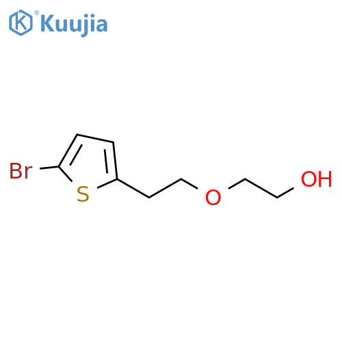 Ethanol, 2-[2-(5-bromo-2-thienyl)ethoxy]- structure