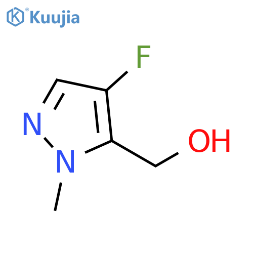1H-Pyrazole-5-methanol, 4-fluoro-1-methyl- structure