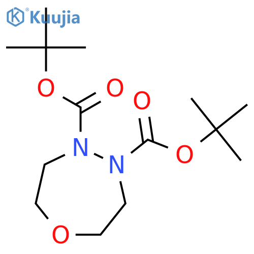 1,4,5-Oxadiazepine-4,5-dicarboxylic acid, tetrahydro-, bis(1,1-dimethylethyl) ester structure