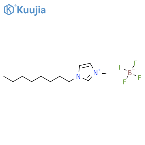 1-Methyl-3-octylimidazolium tetrafluoroborate structure