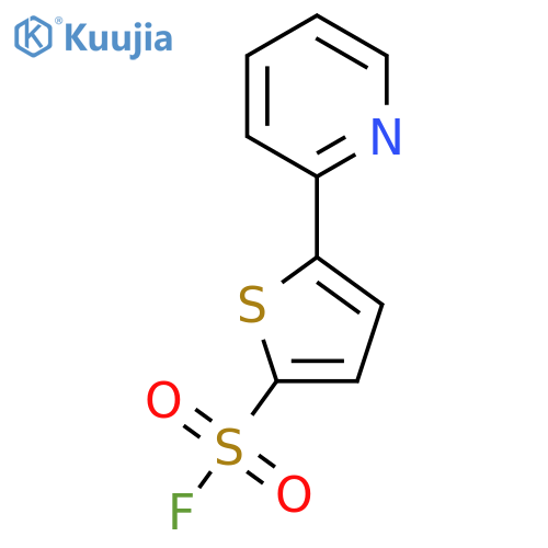 5-(pyridin-2-yl)thiophene-2-sulfonyl fluoride structure