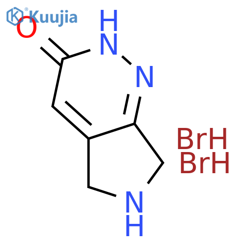 5H,6H,7H-pyrrolo3,4-cpyridazin-3-ol dihydrobromide structure