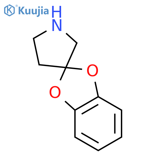 spiro1,3-benzodioxole-2,3'-pyrrolidine structure