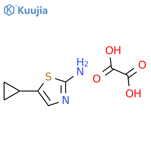 5-Cyclopropylthiazol-2-amine oxalate structure
