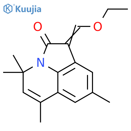 (1Z)-1-(ethoxymethylene)-4,4,6,8-tetramethyl-4H-pyrrolo[3,2,1-ij]quinolin-2(1H)-one structure