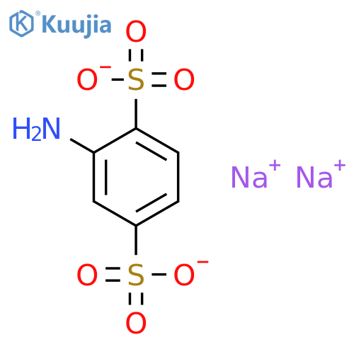 1,4-Benzenedisulfonic acid, 2-amino-, sodium salt structure