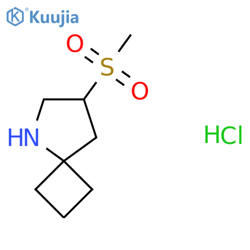 7-methanesulfonyl-5-azaspiro3.4octane hydrochloride structure