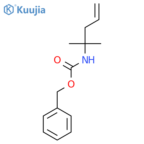 Benzyl (2-methylpent-4-EN-2-YL)carbamate structure