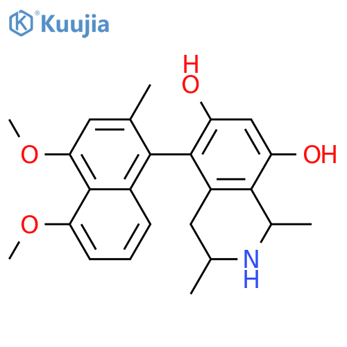 Ancistrocladine; 8-O-De-Me structure