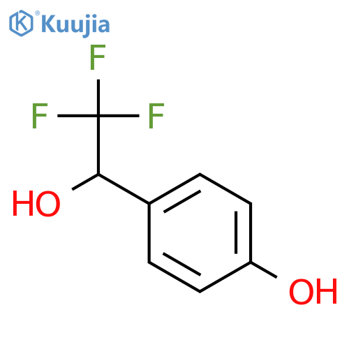 4-(2,2,2-Trifluoro-1-hydroxyethyl)phenol structure